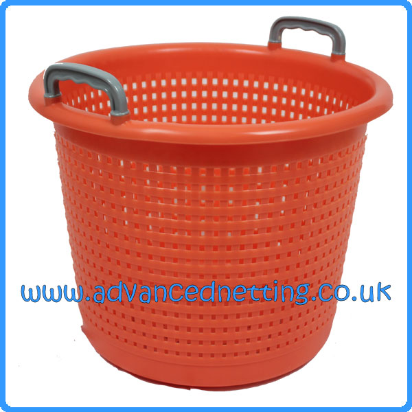 Orange Plastic 44ltr Fish Basket
