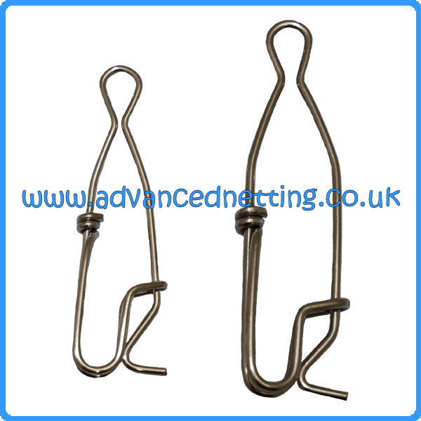 Stainless Steel Long Line Clips : Advanced Netting, No.1 for Commercial  Fishing Supplies in the U.K